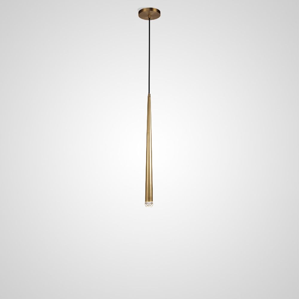 Подвесной Светильник Stylus One Brass H35 By Imperiumloft