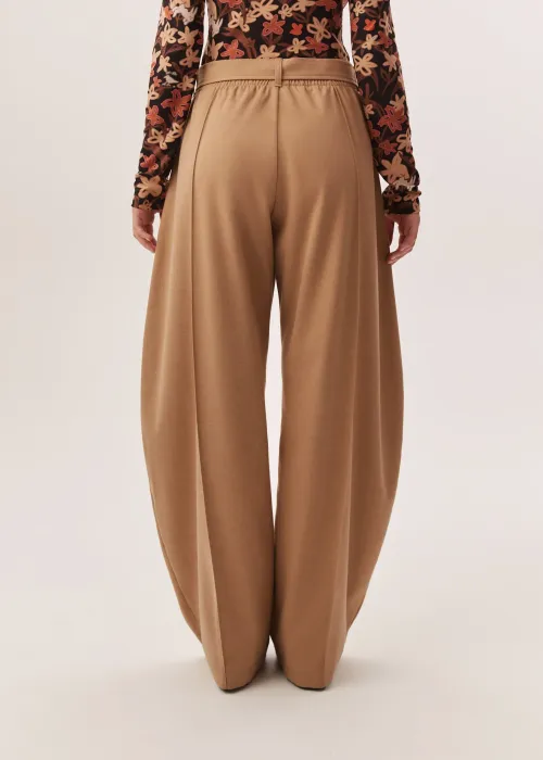 Брюки MAGIC FLOWERS песочного цвета