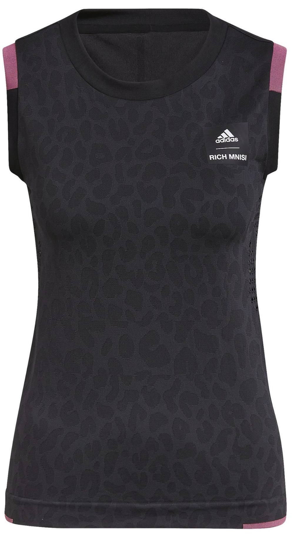 Женский топ теннисный Adidas Tennis Rich Mnisi Primeknit Tank Top - black