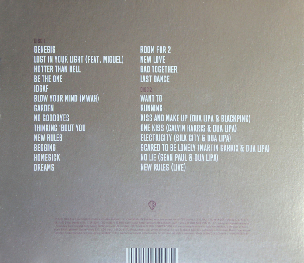 Dua Lipa / Dua Lipa (Complete Edition)(2CD)