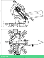 Торцовочная пила Metabo KS 216 M (610216000)