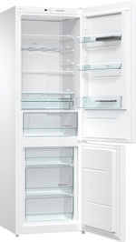 Отдельностоящий двухкамерный холодильник Gorenje NRK6191GHW4