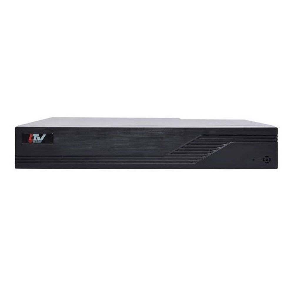 Видеорегистратор LTV-2RN0410 IP, 4-канальный, RACK, H.265/H264, SATA 1, 8 Тб, 1xHDMI/1xVGA, 1xRJ45, 2xUSB, -10…50°C, 220 В (AC), 1 А