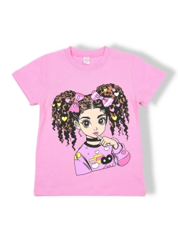 Футболка для садика и школы.девочка.1шт.