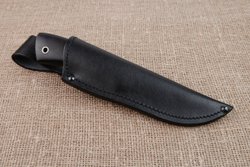 Нож "Гризли", дамасская сталь, рукоять черный граб мореный