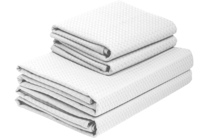 Комплект полотенец вафельных Home One 45х70 (2шт), 80х150 (2шт), белый