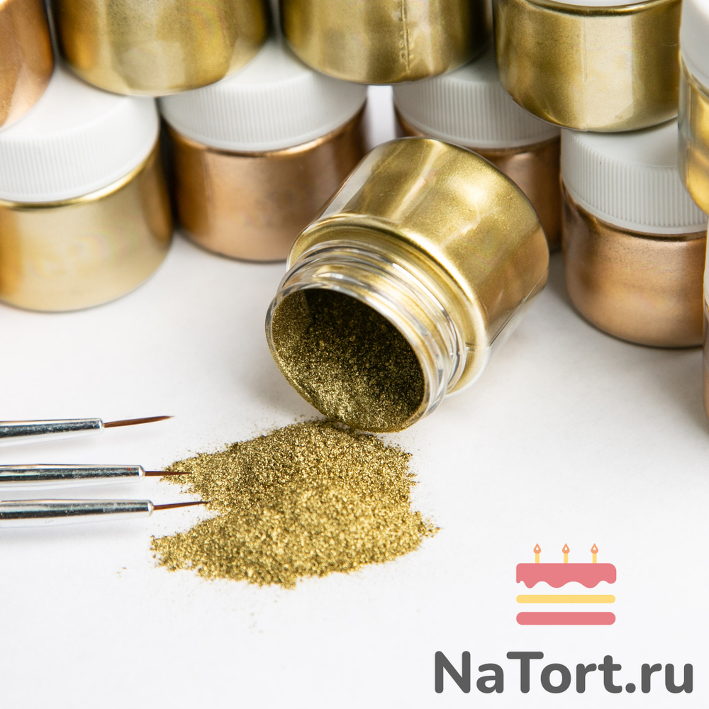 Сухой краситель Золотой «Gold» 10 гр