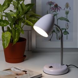 Настольный светильник ЭРА N-116-Е27-40W-W белый