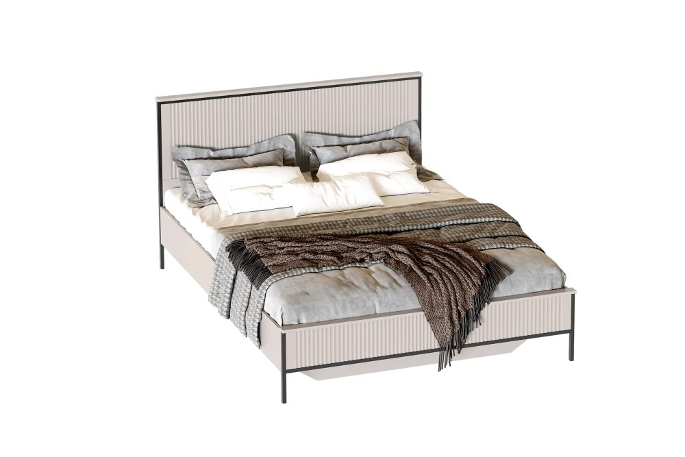 Спальный гарнитур "Нора" композиция #2 Персидский жемчуг/Графит