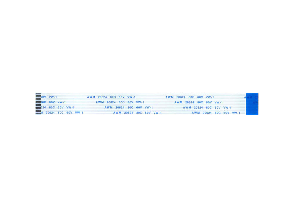 Шлейф 14 pin, 30 см, шаг 1 мм FFC, обратный Б