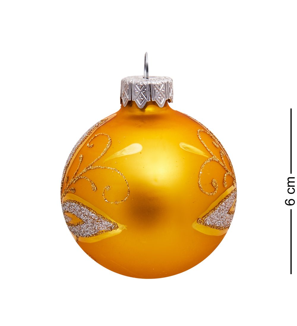 Элита НФШ-1381 Набор ел.украшений Шар 4шт «Триумфальный» 60 мм