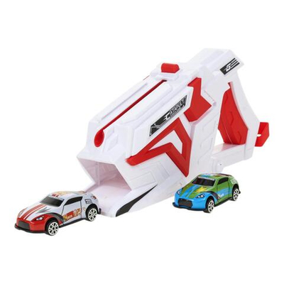 Игровой набор "Меткий стрелок" (с пусковым устройством, 2 машинки в наборе)