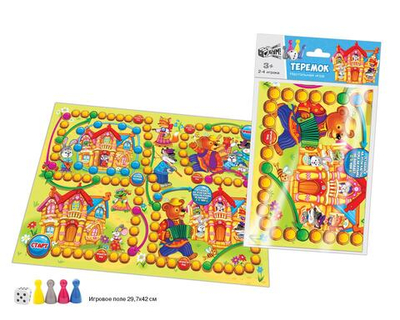 Игра-ходилка "Теремок" в пакете А3 (Р.с.)