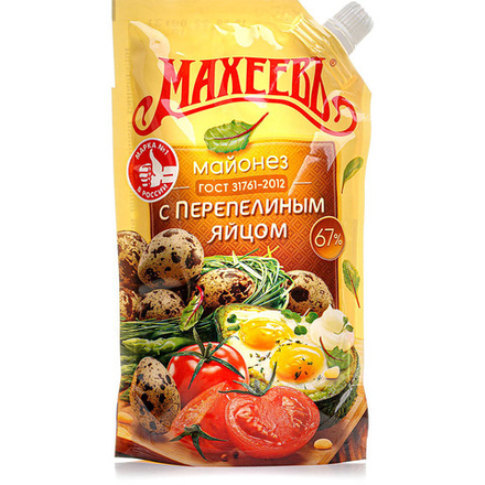 Майонез Махеевъ с перепелиным яйцом 770 гр