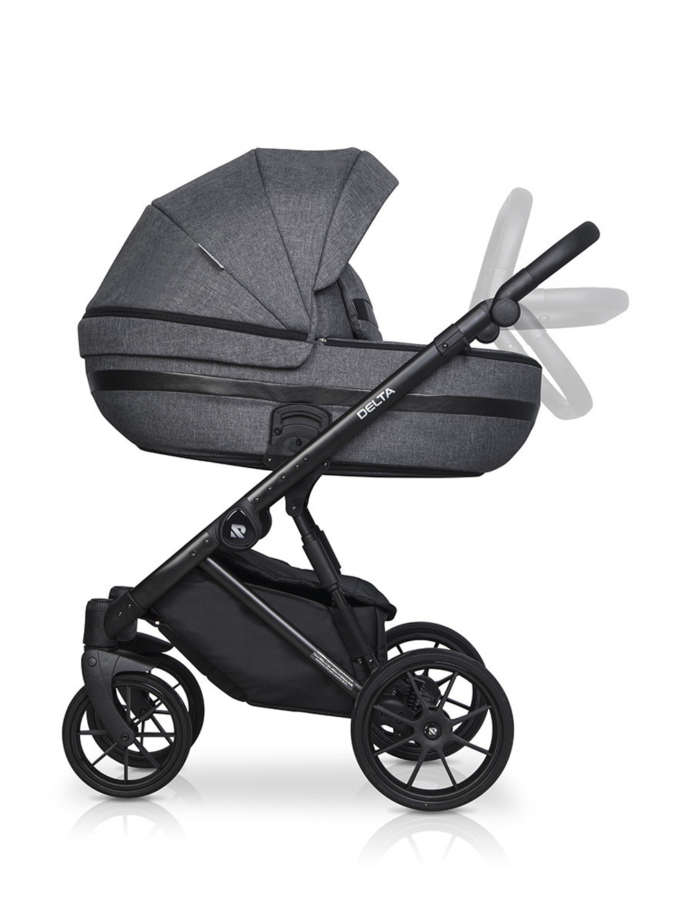 Детская коляска Riko Basic Delta 2 в 1 05 carbon