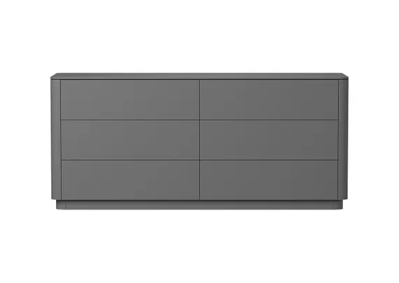Комод Tammi 6 ящиков ширина 170 см (серый)