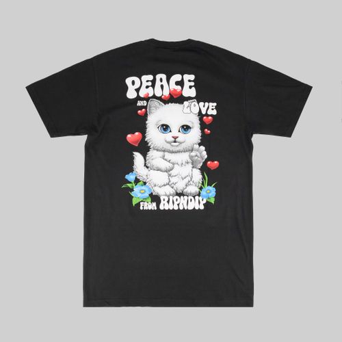 Футболка мужская Ripndip Peace Love Tee артикул:RND10084 - купить в магазине Дайс