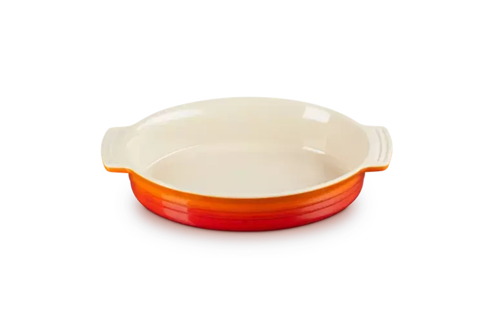 Le Creuset - Форма для выпечки 28 см, овальная, с пламенем / артикул   61105280900006  / GTIN 630870277235