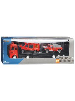 Набор детский Автовоз и 2 машинки Спасатели (TQ66B-6)