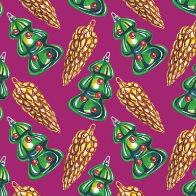 Новогодние ёлочные игрушки