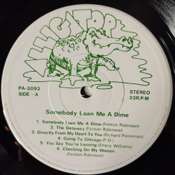 Винтажная виниловая пластинка LP Fenton Robinson Somebody Loan Me A Dime (Japan 1976) (No Obi)