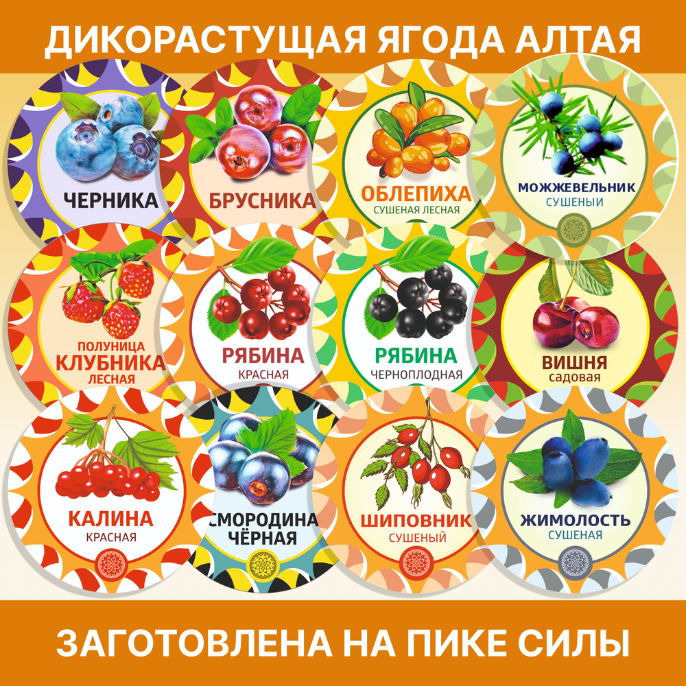 Облепиха Алтайская "Отборная" 1000г. Сушеные ягоды без сахара.