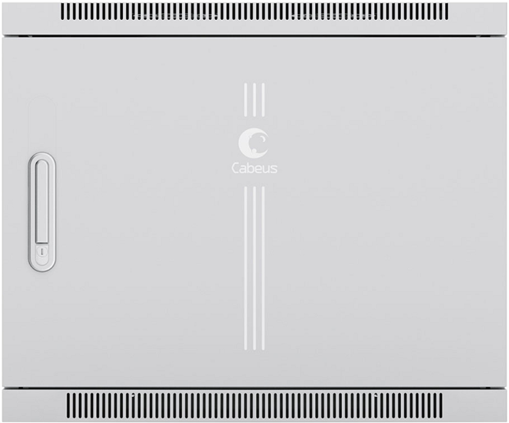 Шкаф настенный 19", 12U Cabeus SH-05F-12U60/60m-R