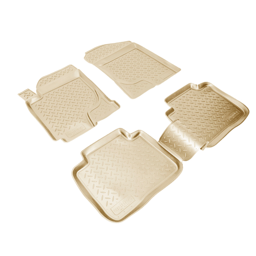 Ковры в салон Norplast/Unidec для Kia Cerato в кузове FE (2004-2009), Бежевый, арт.NPL-Po-43-17-B