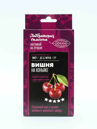 Вишня на коньяке ликер Лаборатория самогона Box