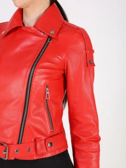 Кожаная куртка демисезонная косуха