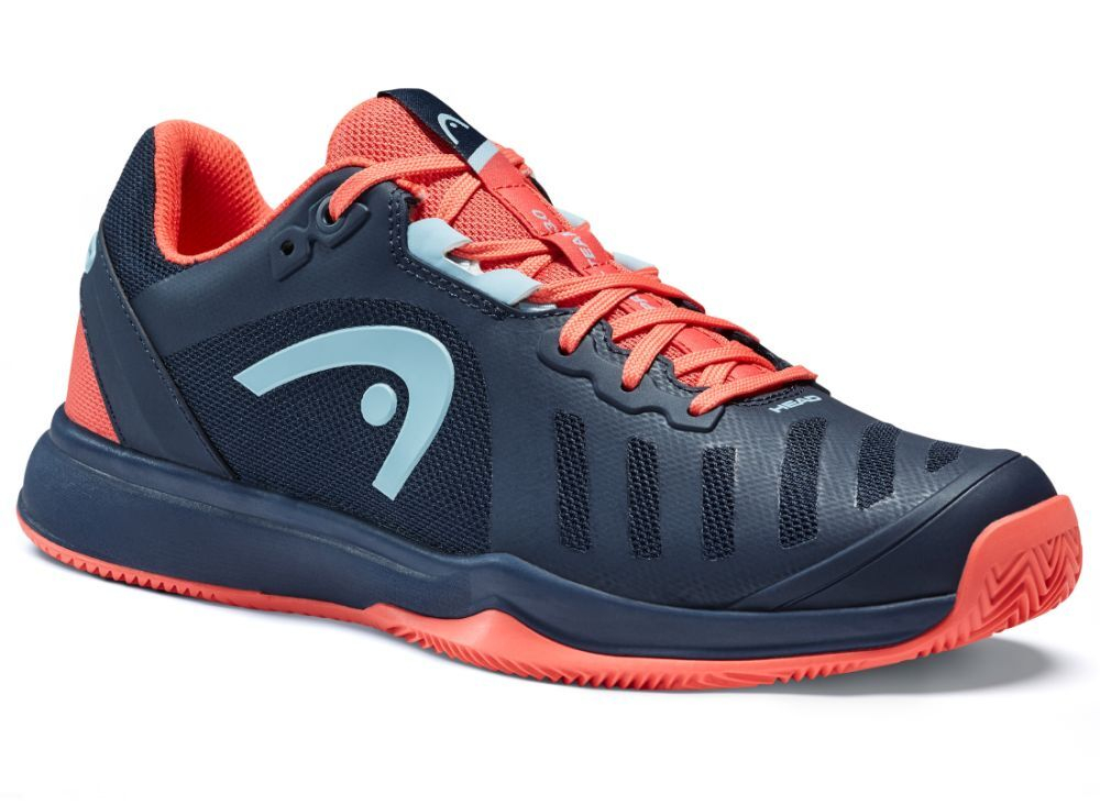 Женские Кроссовки теннисные Head Sprint Team 3.0 2021 Clay Women - dressblue/coral