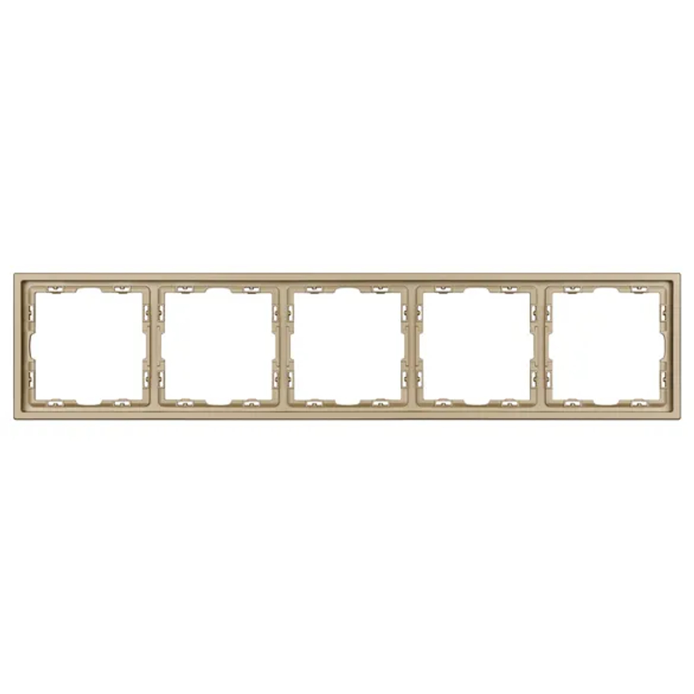 Рамка пластиковая FRM-NOBE-SFPL-5-GD (Arlight, -) 054229