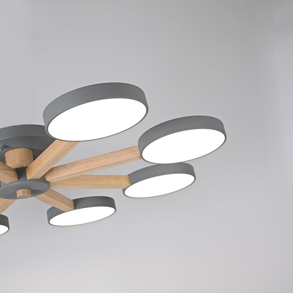 Потолочная Люстра Turna 8 Gray By Imperiumloft