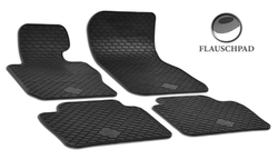 Коврики салона Gumarny Zubri для BMW 3 F30 2012- с ориг.фиксаторами BMW Velcro черные. Артикул ST 32-00359