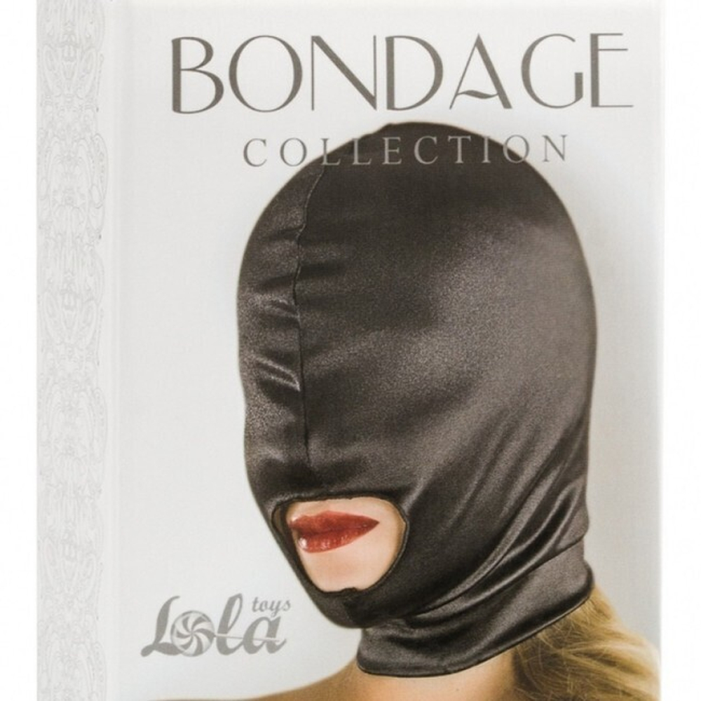 Шлем с открытой ротовой зоной Open Mouth Mask (черный) (Цвет: черный)