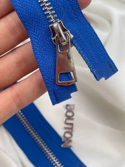 Молния синяя серебро