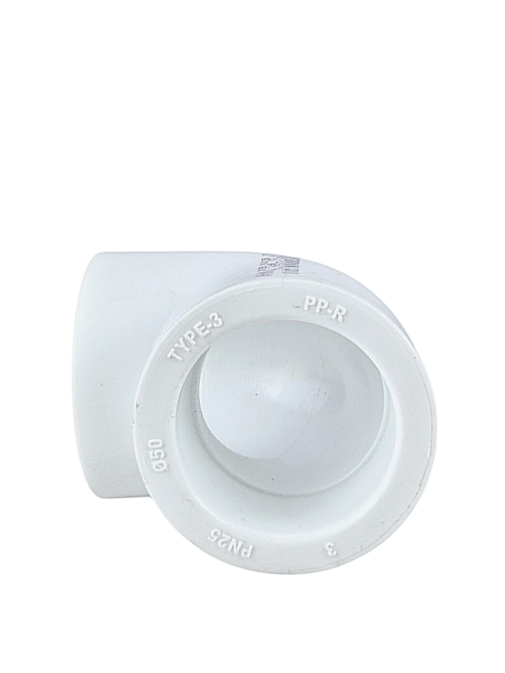 Угольник PPR  50х90, PN25 белый, РТП (48/6)