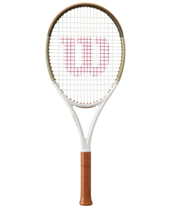 Теннисная ракетка Wilson Ultra 100L V5 Desert - brown/green/sand + Струны