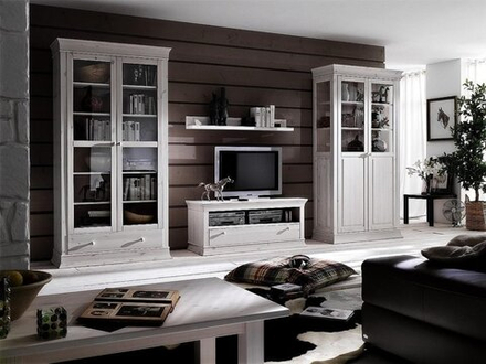 арт. 4414 Только натуральное Дерево. ТВ Тумба Бостон Ш1300xГ450xВ540