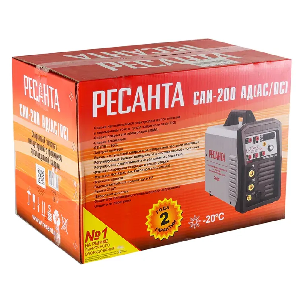Ресанта САИ-200 АД сварочный инвертор 65/98