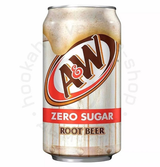 Газированный напиток A&amp;W Root Beer Zero без сахара (Америка) 355мл (М)