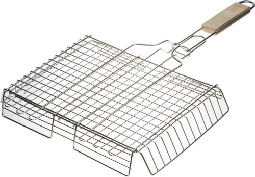 Решетка-гриль GRINDA ″BARBECUE″, объемная, нержавеющая сталь, 340х260мм