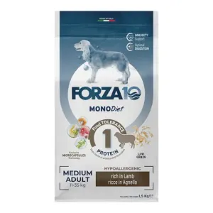 Сухой корм гипоаллергенный монопротеиновый Forza 10 Medium Diet Agnello для собак средних пород с ягненком