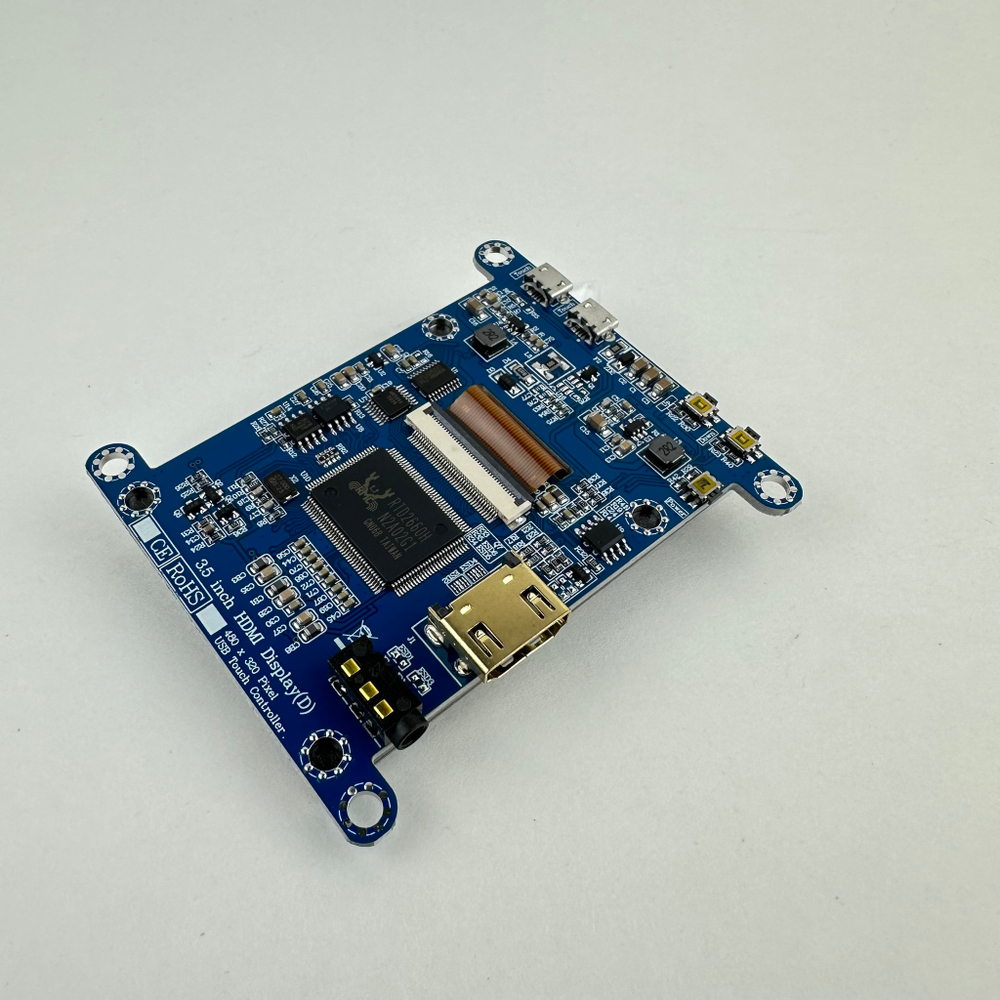 Сенсорный дисплей 3.5 дюйма для микрокомпьютера с креплением