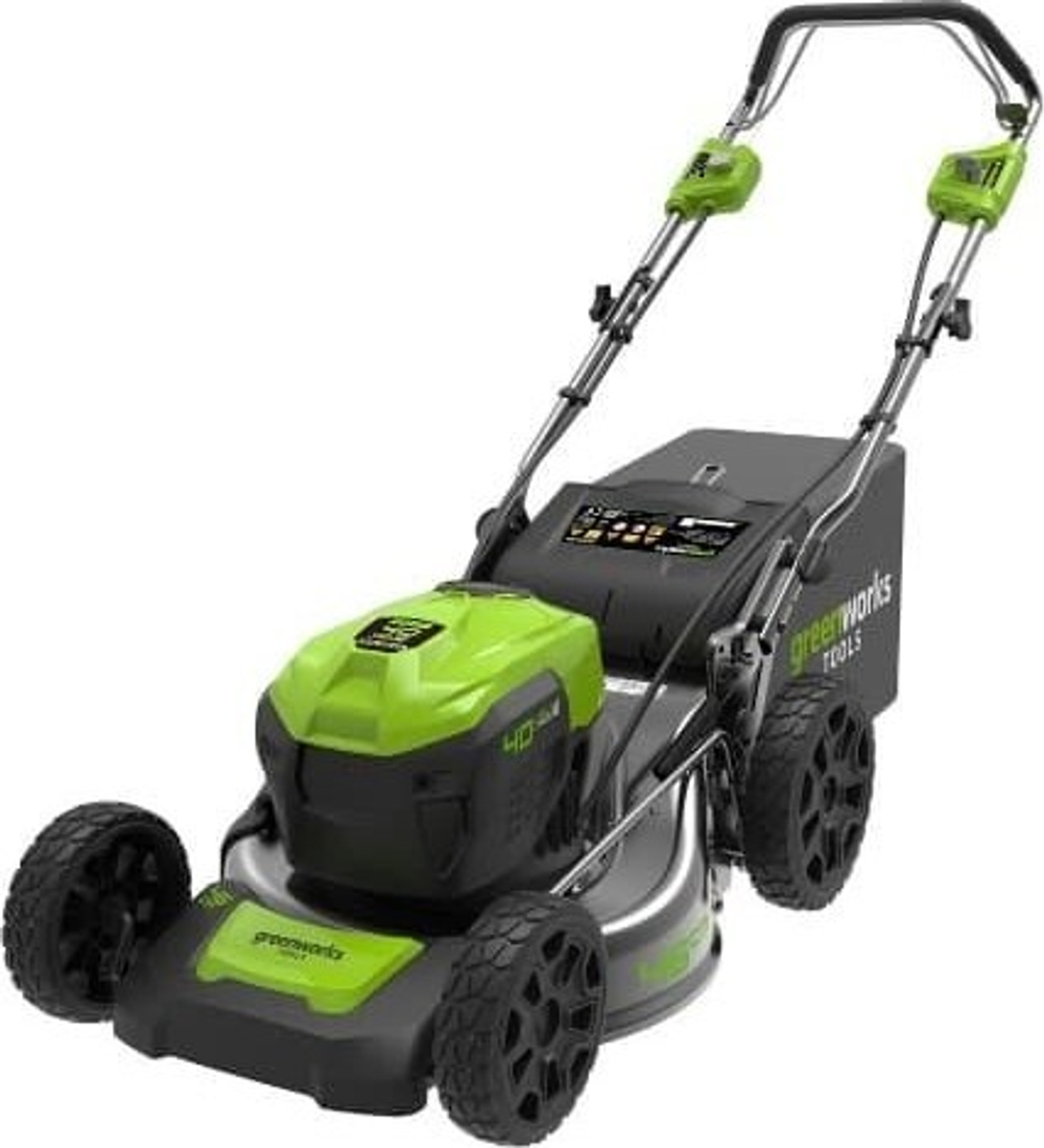 Газонокосилка аккумуляторная GREENWORKS GD40LM46SPk5 40V, самоходная, бесщеточная 2506807UG