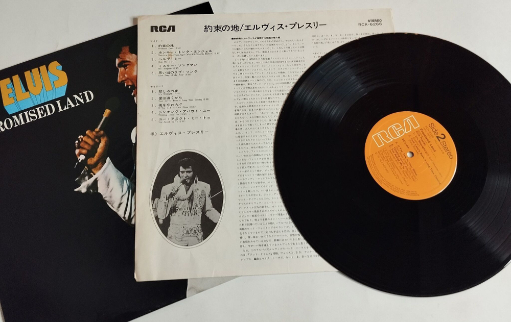 Винтажная виниловая пластинка LP Elvis Presley Promised Land (Japan 1975) (No Obi)
