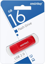 Флеш-накопитель 16 Gb Smartbuy Scout Red
