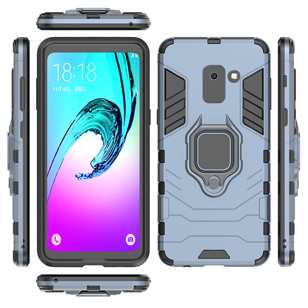 Противоударный чехол с кольцом Panther Case для Samsung Galaxy A8 (2018)