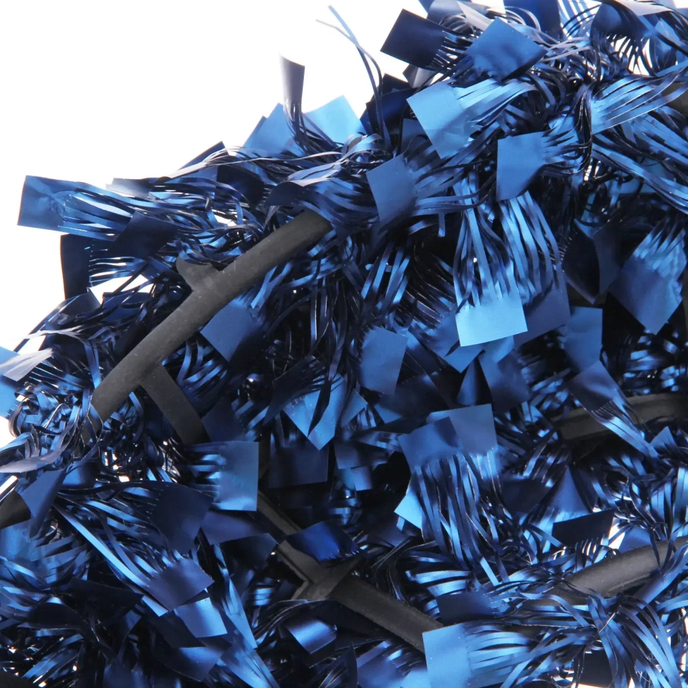 Венок декоративный TINSEL «Изящное сияние» 38 см, Сапфир