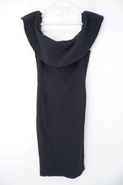 Платье черное открытое 40 размер